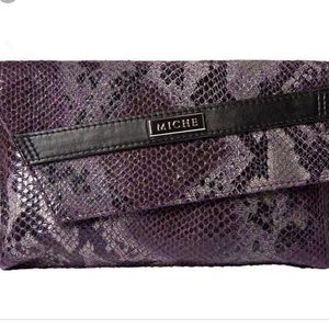 Miche Purple Snake clutch- BRAND NEW!!
